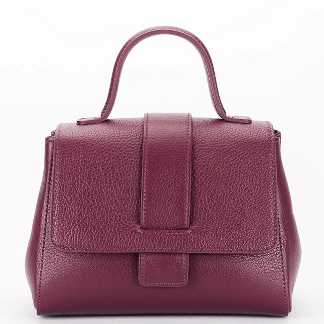 Geanta burgundy din piele naturala 1047 123