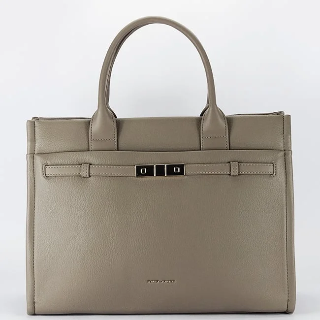 Geanta taupe deschis mare David Jones CM7736 17