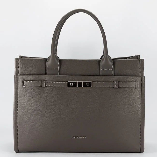 Geanta gri inchis mare David Jones CM7736 17