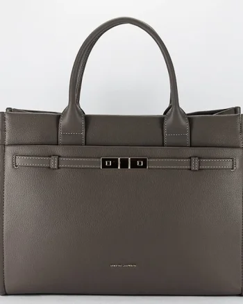 Geanta gri inchis mare David Jones CM7736 17