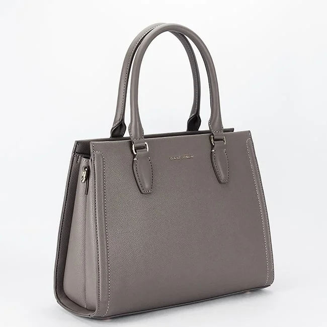 Geanta gri inchis mare David Jones CM7651 16