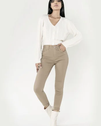 Blugi Dama Slim Nina Carter Maro taupe P109-65 M8