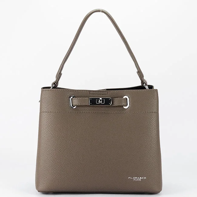 Geanta maro taupe medie FloraCO Paris F8510 M3