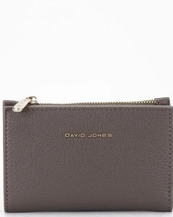 Portofel gri inchis David Jones Paris P150 05