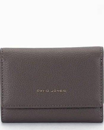 Portofel gri inchis David Jones Paris P151 07