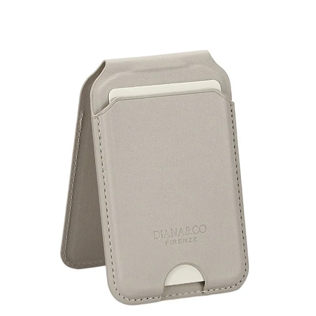 Port card bej cu blocare RFID, Suport ajustabil si Oglinda