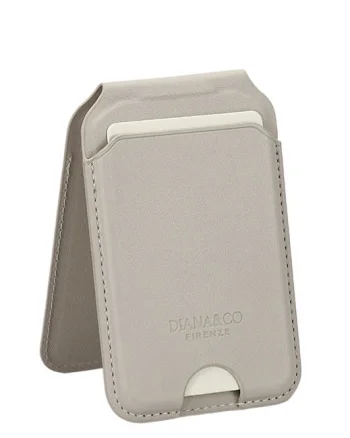 Port card bej cu blocare RFID, Suport ajustabil si Oglinda