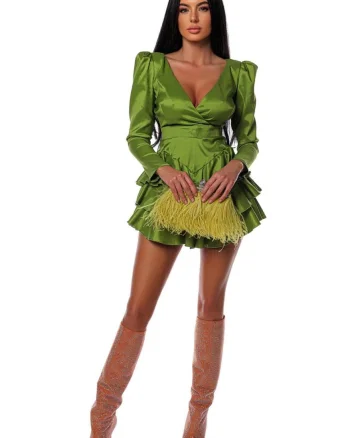 RUFFLE PART 2 DRESS