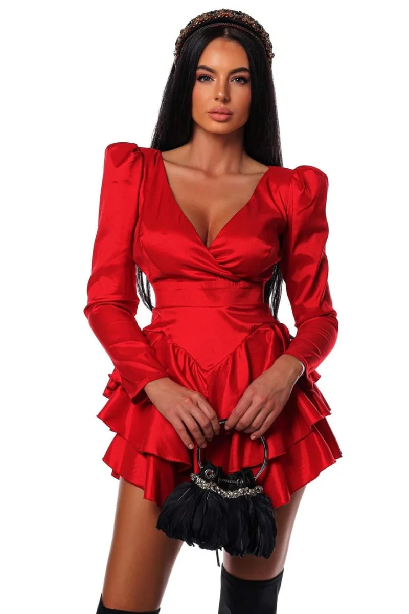 RUFFLE PART 2 DRESS