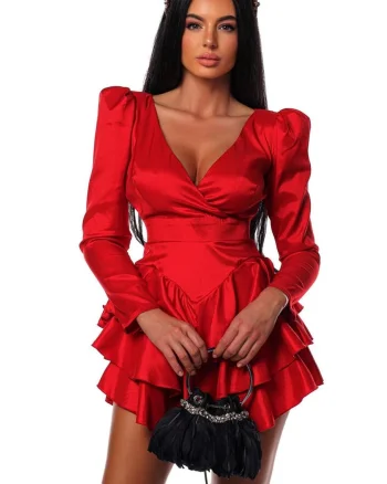 RUFFLE PART 2 DRESS