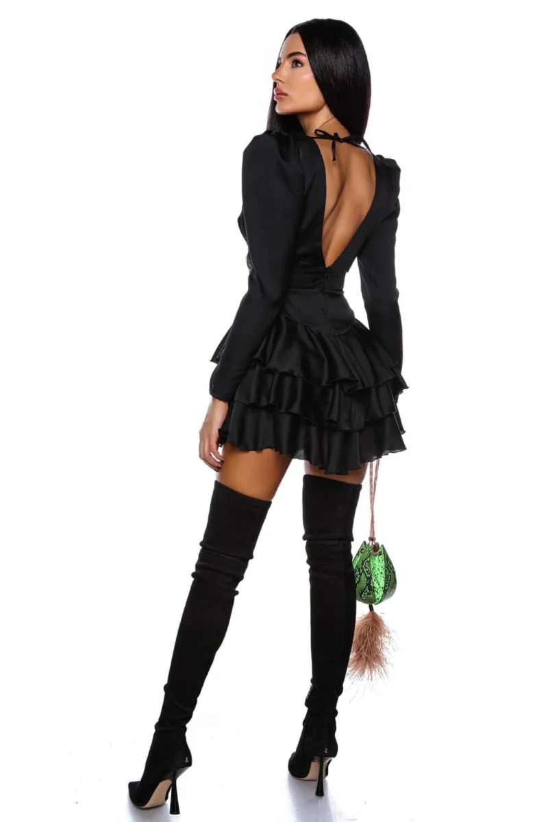 Ruffle dress NEGRU