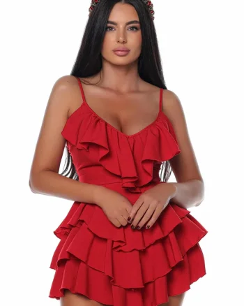 Red Russian Dress