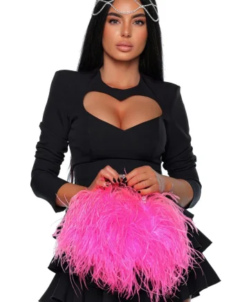 Rochie cu inima si volane