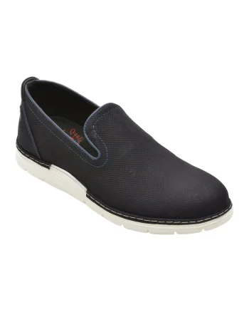 Pantofi OTTER bleumarin, E1972, din nabuc