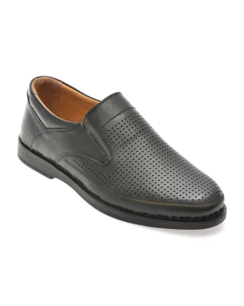Pantofi SHOWMAN negri, SH3261, din piele naturala