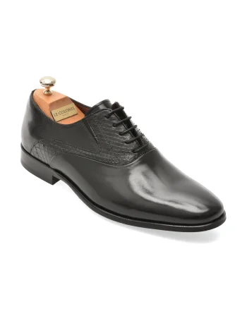 Pantofi eleganti LE COLONEL negri, 60012, din piele naturala