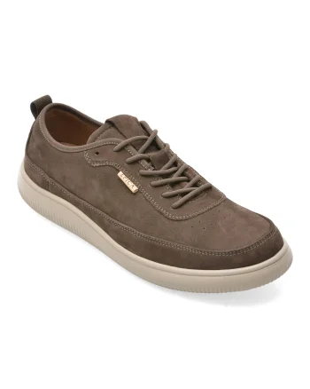 Pantofi EPICA gri, 52205, din piele naturala