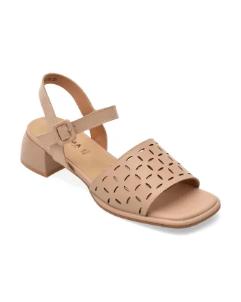 Sandale KARISMA bej, WC60001, din piele naturala