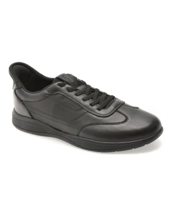 Pantofi sport GEOX negri, U65MWA, din piele naturala
