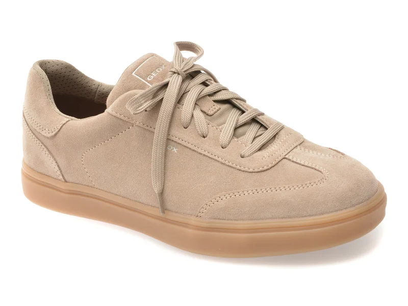 Pantofi sport GEOX gri, U65LDC, din piele intoarsa