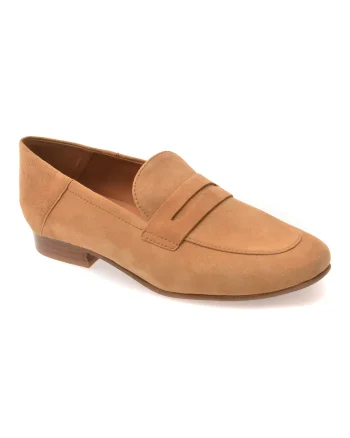 Mocasini GEOX maro, D552EA, din piele intoarsa