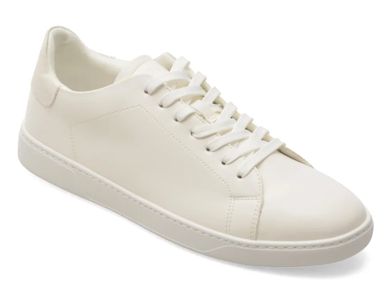 Pantofi sport ALDO albi, JANSON 100, din piele ecologica