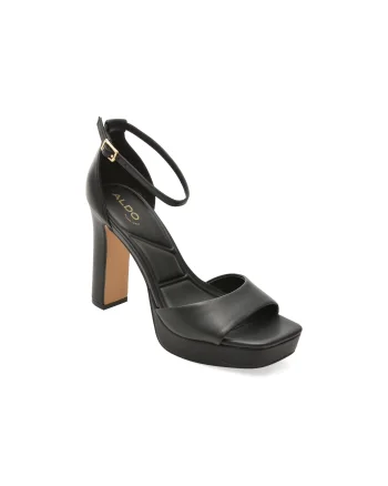 Sandale elegante ALDO negre, ELEONIA 001, din piele ecologica