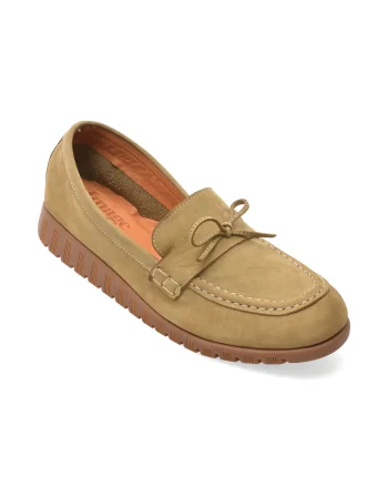 Mocasini IMAGE gri, 261007, din nabuc