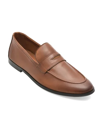 Mocasini ALDO maro, JOURNEY 220, din piele naturala