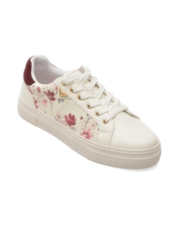 Pantofi sport ALDO albi, SADDIE 116, din piele ecologica