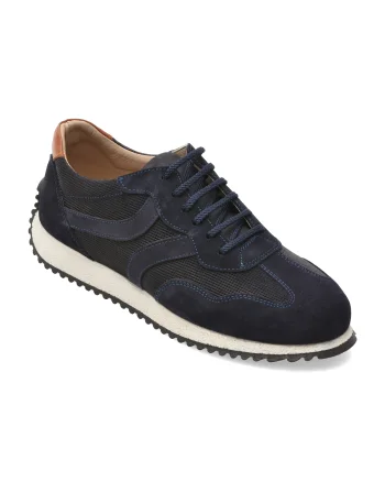 Pantofi sport OTTER bleumarin, G202, din nabuc