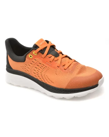 Pantofi sport GEOX portocalii, U65HUB, din material textil