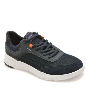 Pantofi sport GEOX bleumarin, U65N8A, din material textil