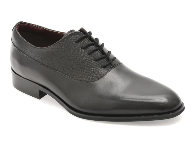 Pantofi eleganti ALDO negri, DEBONAIR 007, din piele naturala