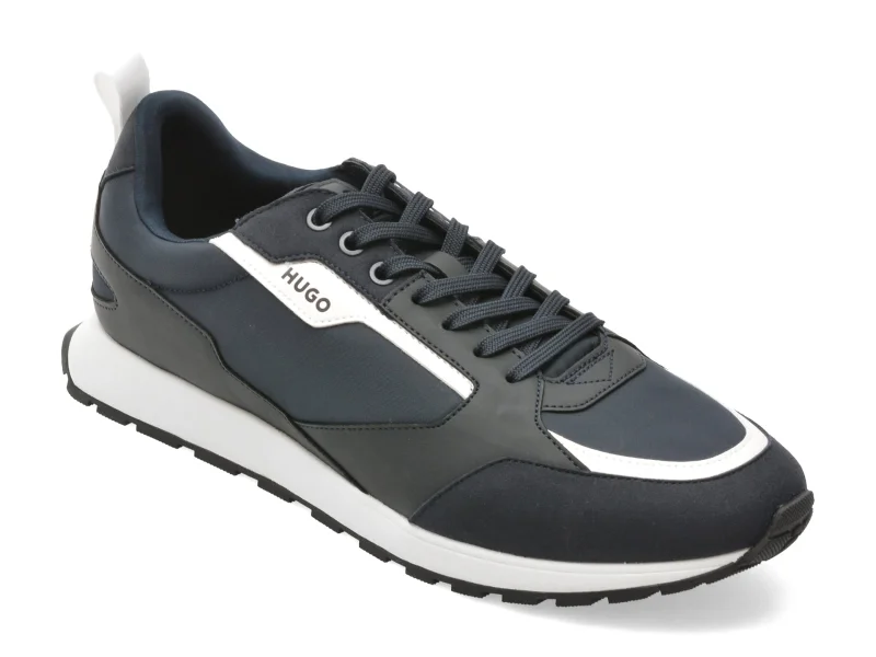 Pantofi sport HUGO bleumarin, 6568, din material textil