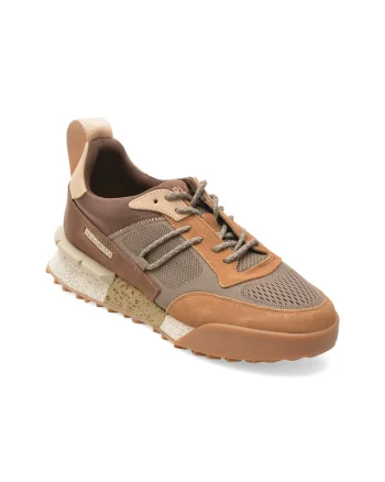 Pantofi sport REPLAY maro, MS1P72L, din piele naturala