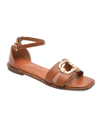 Sandale EPICA maro, 82988, din piele ecologica