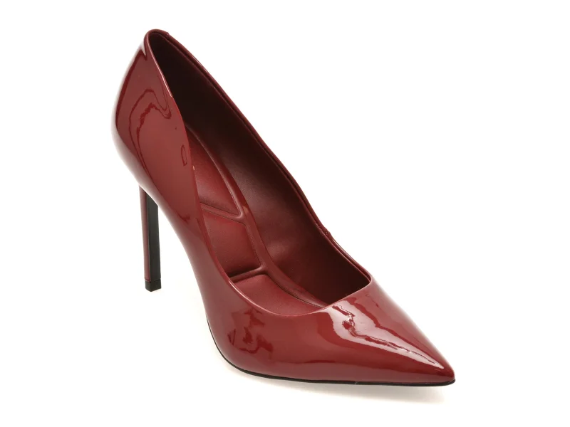 Pantofi eleganti ALDO visinii, 14404716, din piele ecologica lacuita
