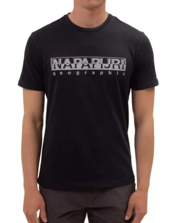 Tricou barbati,  imprimeu, bumbac, negru