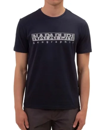 Tricou barbati  bleumarin, 100% bumbac, maneci scurte, decolteu rotund