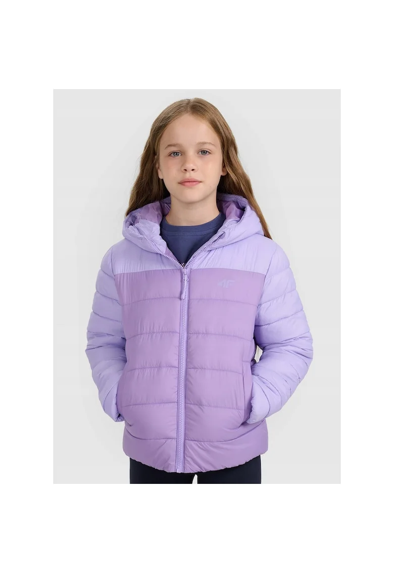 Geaca fete,  Poliester, 4FJRAW25TDJAF0771-51S, Violet