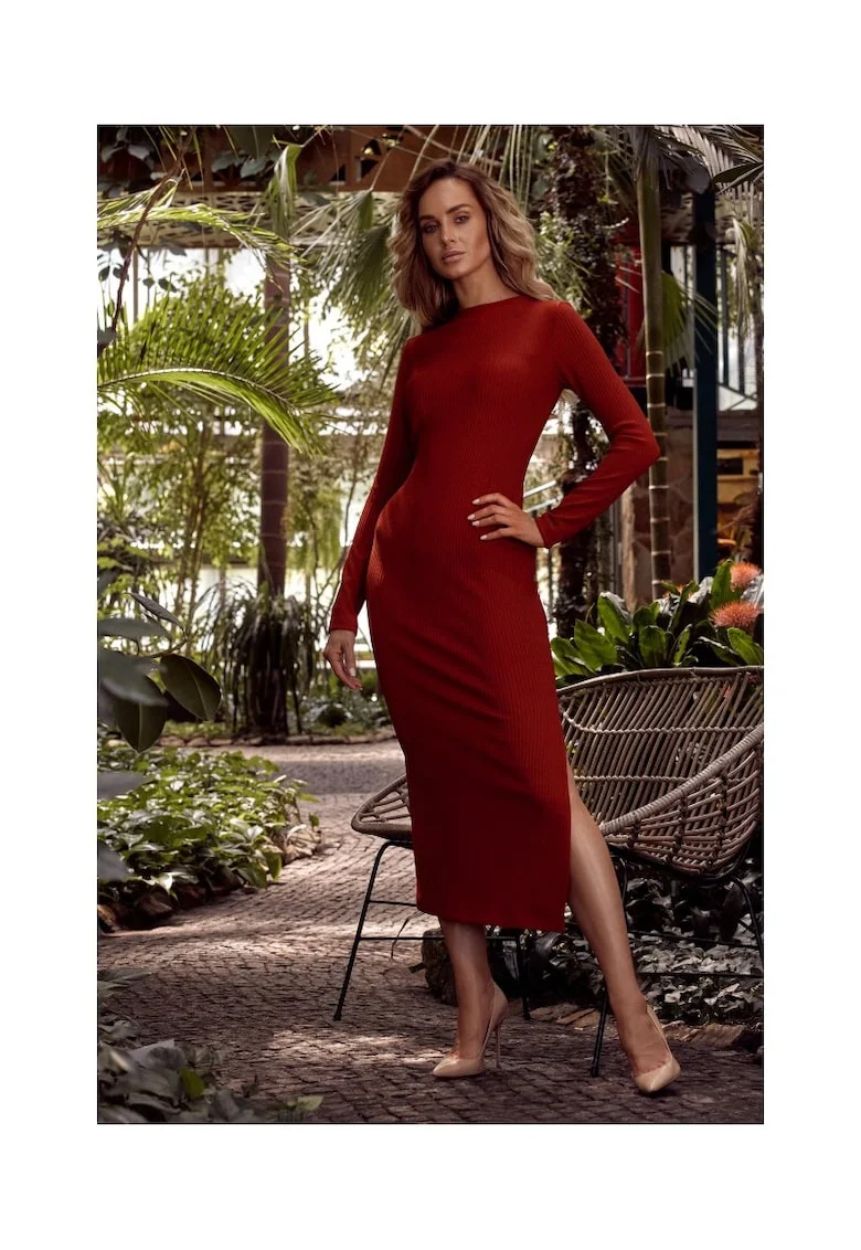 Rochie \ Poliester / Elastan, Galben