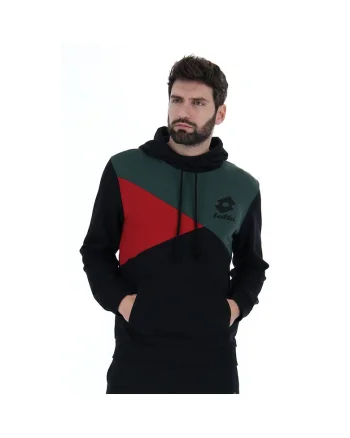 Hanorac sport barbati 216876,  Bumbac, Negru,
