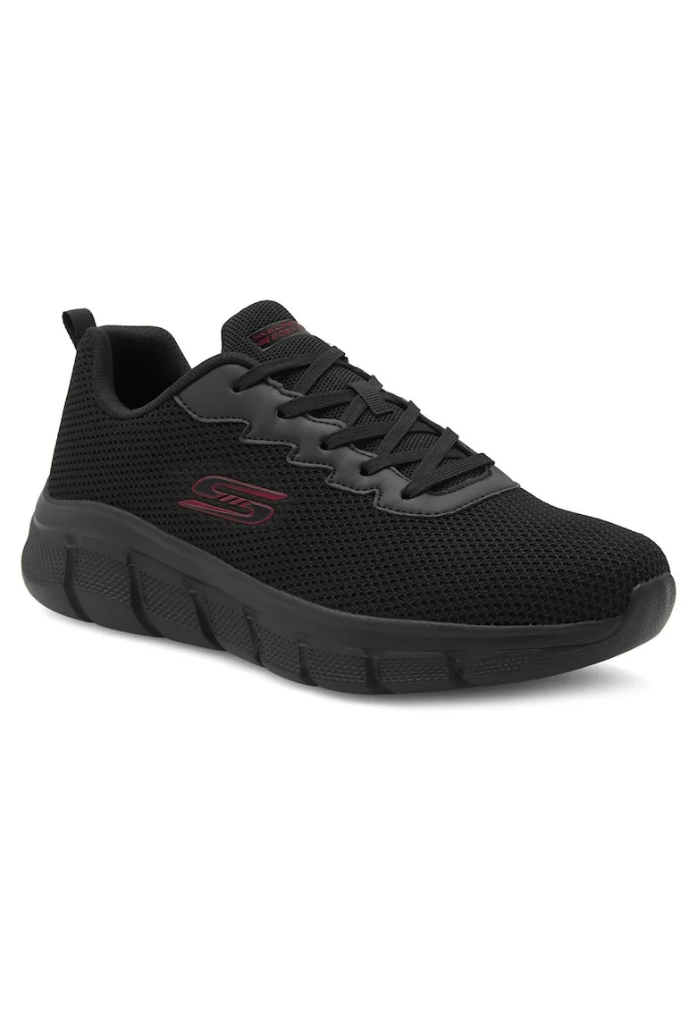 Pantofi sport barbati,  BOBS B FLEX, negru, tesatura,