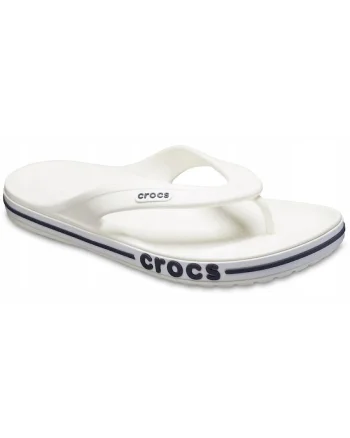 Slapi Femei,  Crocs Bayaband 205393, Alb