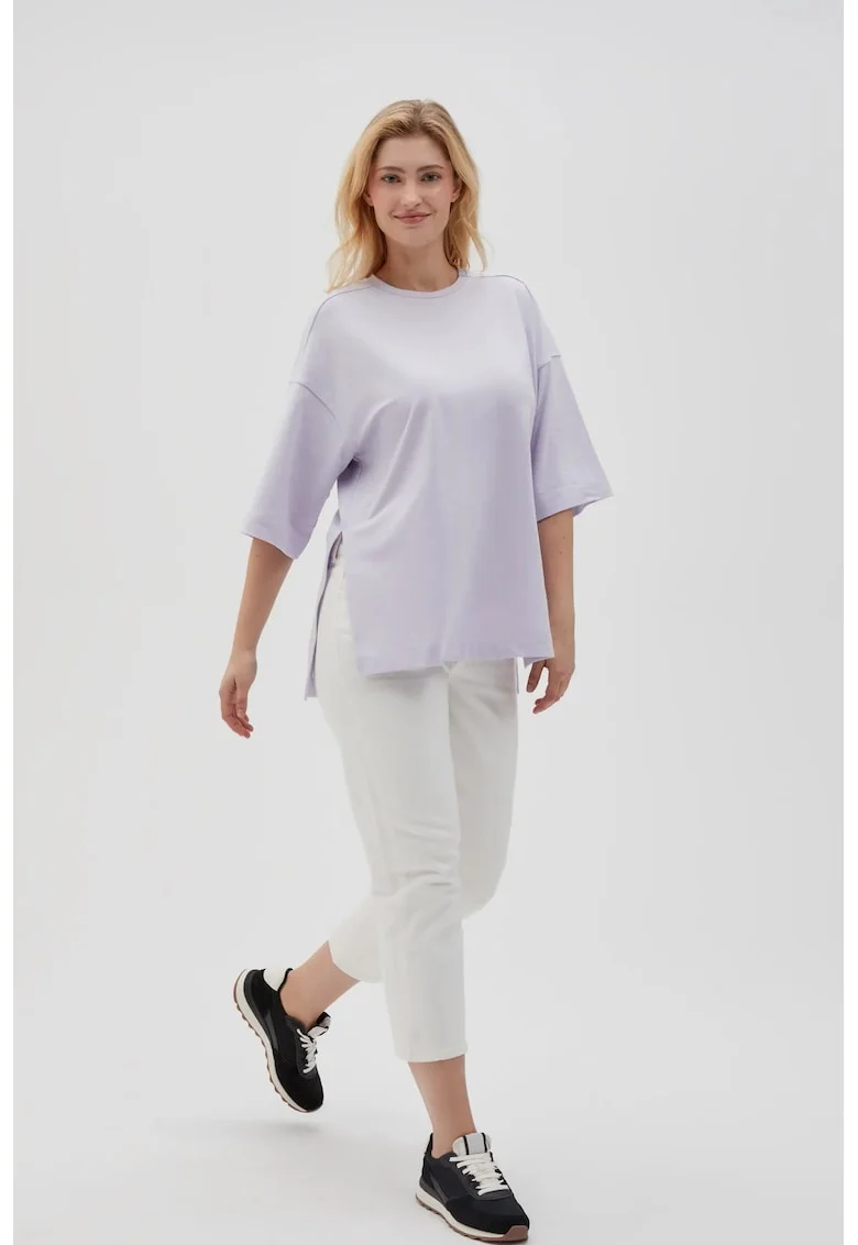 L-BL-4602 BLUZA, Lila