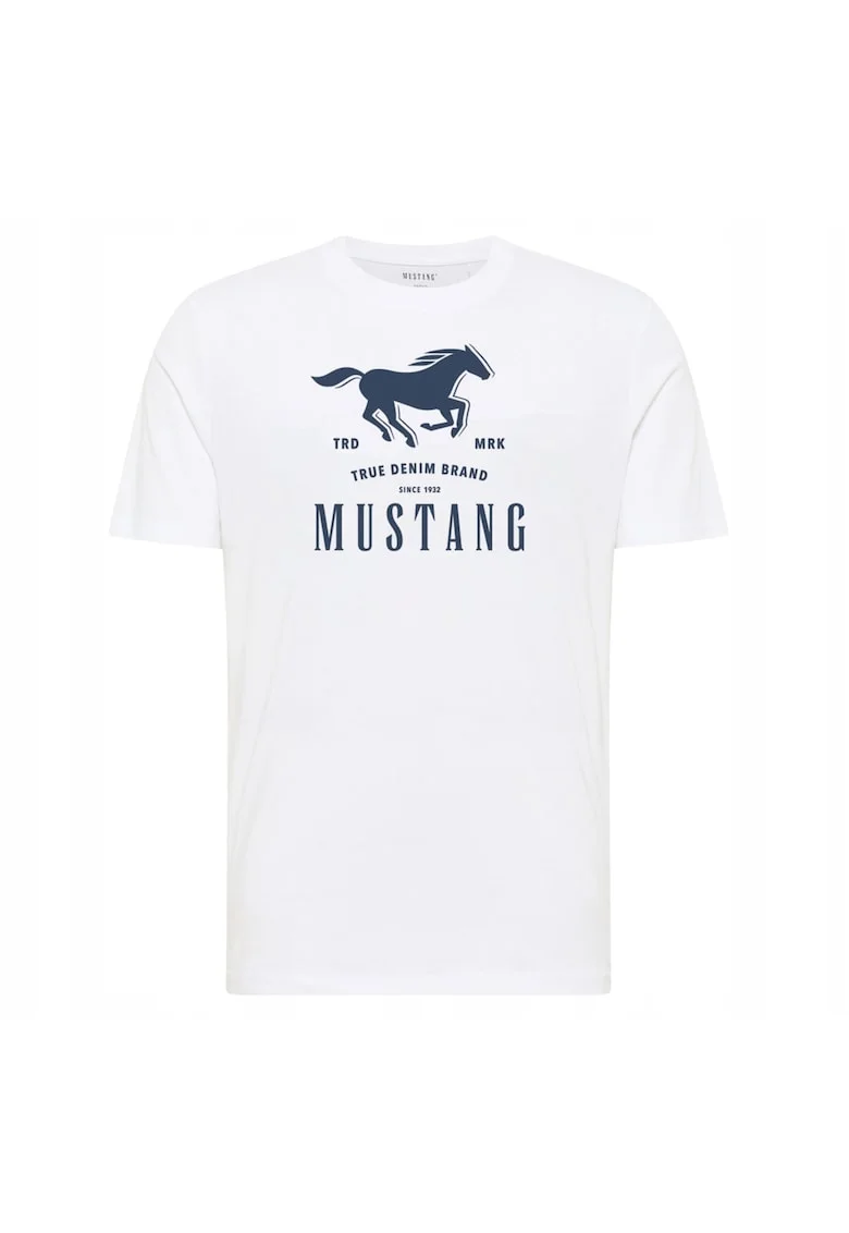 Tricou regular fit, din bumbac, alb, Alb