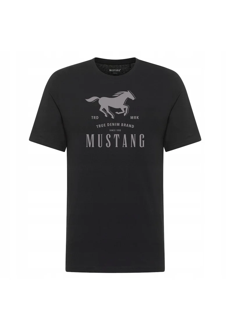 Tricou Pentru Barbati,  Negru, Bumbac, Croiala Regular, Negru