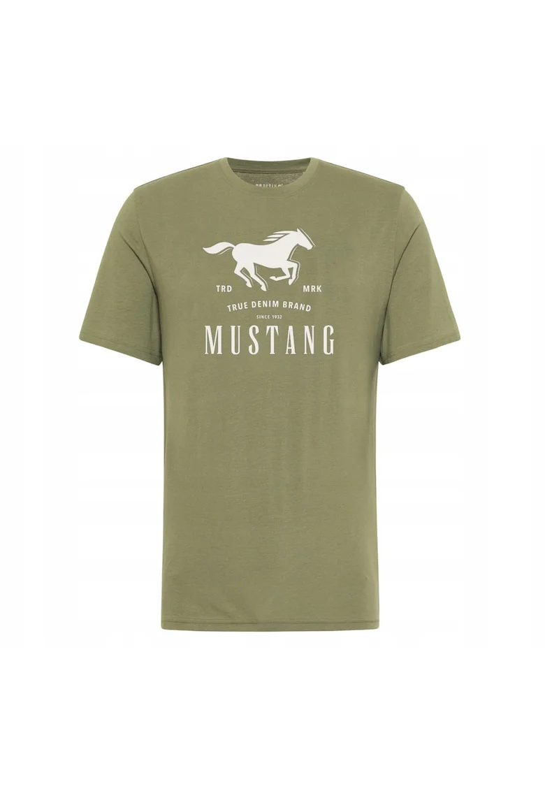 Tricou regular fit din bumbac, verde, Verde