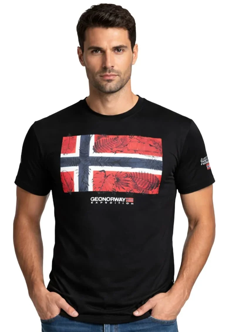 Tricou JPALM Negru (SZ2113H-GN) Barbati